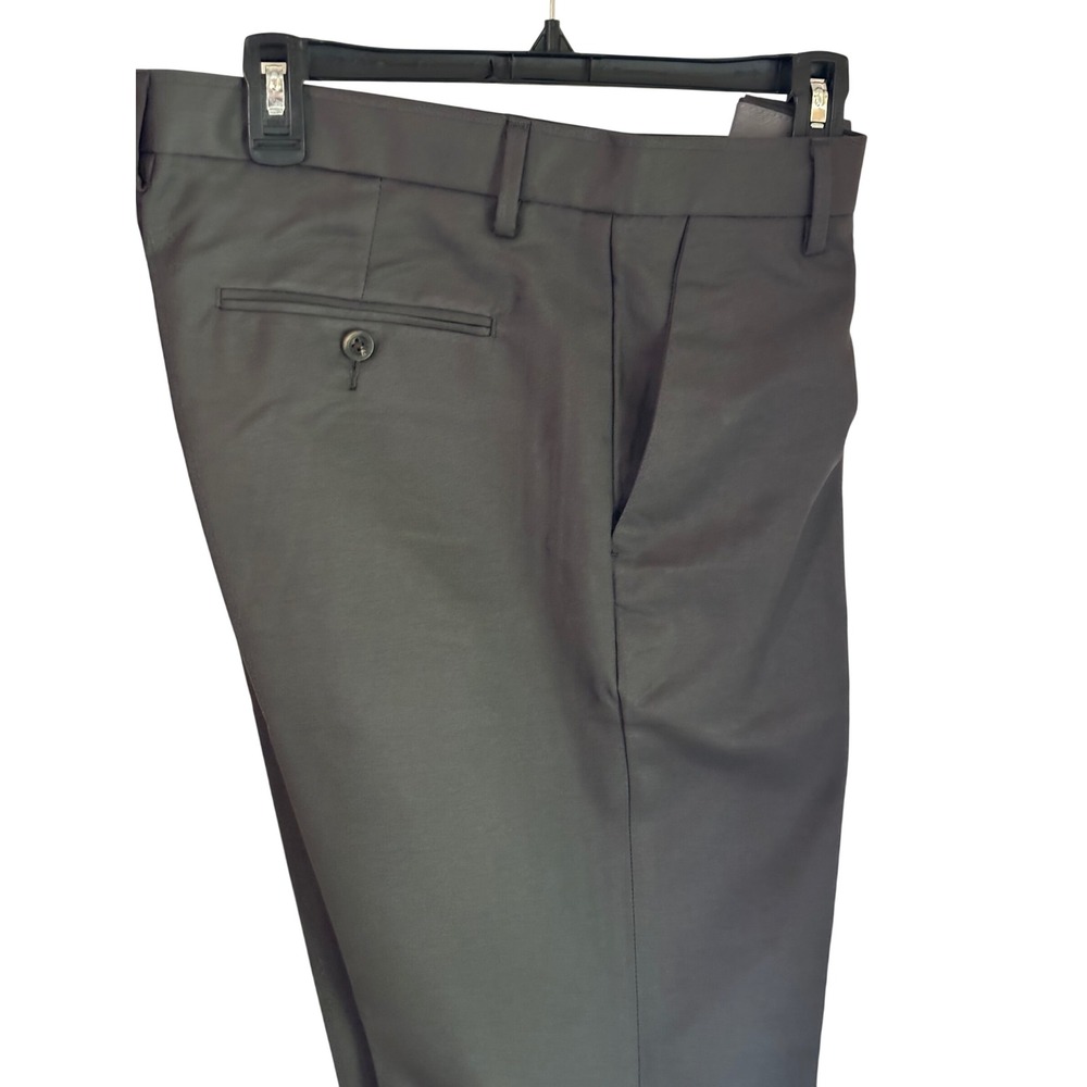 Amazon Essentials Dress Pants Men 34x29 Dark Grey Slim Fit Recycled NEW w/ tag